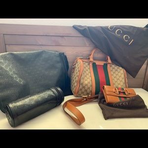 Boston Gucci Bag and Wallet